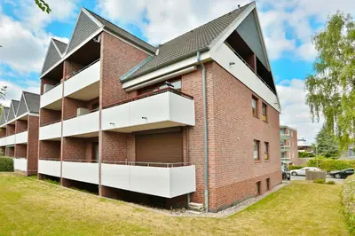 Das Gebäude in dem sich die Ferienwohnung befindet