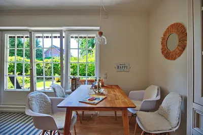 Ein Sitzbereich in der Unterkunft Seepark Seepark 2F Appartement 4 1