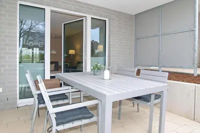 Ein Patio oder anderer Außenbereich in der Unterkunft Kurparkresidenz Kurparkresidenz Appartement 13
