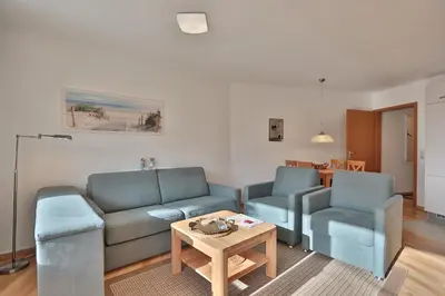 Ein Sitzbereich in der Unterkunft Parkresidenz Parkresidenz Appartement 5