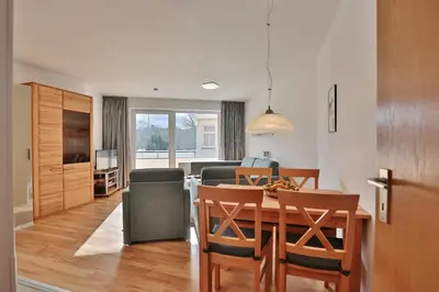 Ein Sitzbereich in der Unterkunft Parkresidenz Parkresidenz Appartement 5
