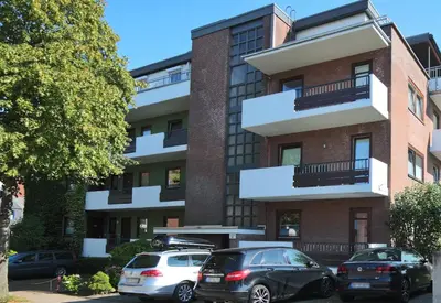 Das Gebäude in dem sich die Ferienwohnung befindet