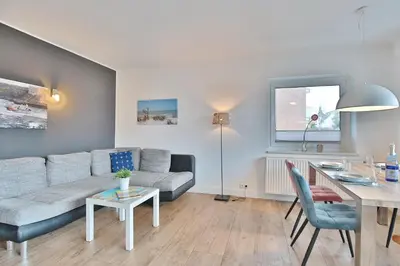 Ein Sitzbereich in der Unterkunft Feriendomizil Neue Bergstrasse Feriendomizil Neue Bergstrasse 11 Appartement 8