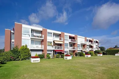 Das Gebäude in dem sich die Ferienwohnung befindet
