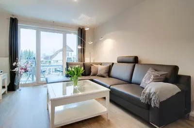 Ein Sitzbereich in der Unterkunft Kurparkresidenz Kurparkresidenz Appartement 16