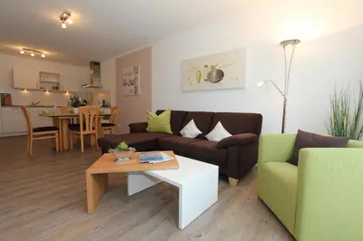 Ein Sitzbereich in der Unterkunft Kurparkresidenz Kurparkresidenz Appartement 18