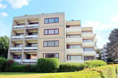 Das Gebäude in dem sich die Ferienwohnung befindet