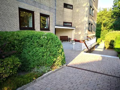 Ein Garten an der Unterkunft Gorch Fock Ring Strand und Meer Appartement 1