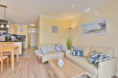 Ein Sitzbereich in der Unterkunft Berliner Hof Berliner Hof Appartement 313