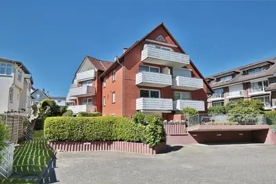Das Gebäude in dem sich die Ferienwohnung befindet