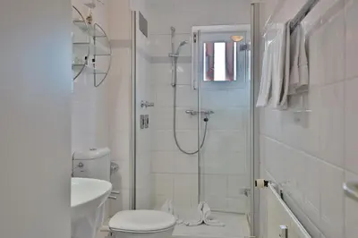 Ein Badezimmer in der Unterkunft Parkresidenz Parkresidenz Appartement 11
