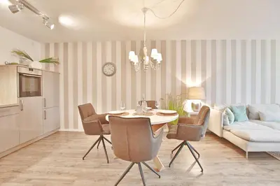 Ein Sitzbereich in der Unterkunft Kurparkresidenz Kurparkresidenz Appartement 4