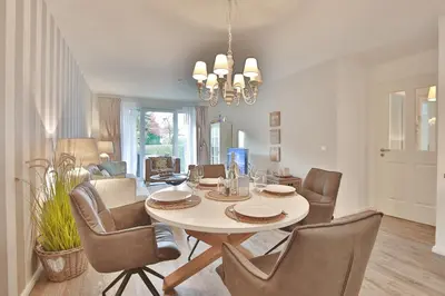 Ein Sitzbereich in der Unterkunft Kurparkresidenz Kurparkresidenz Appartement 4