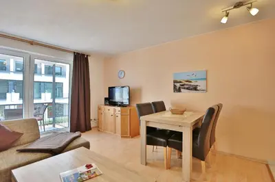 TV/Unterhaltungsangebot in der Unterkunft Seebrücke Seebrücke Appartement 5
