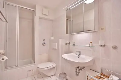 Ein Badezimmer in der Unterkunft Seebrücke Seebrücke Appartement 7