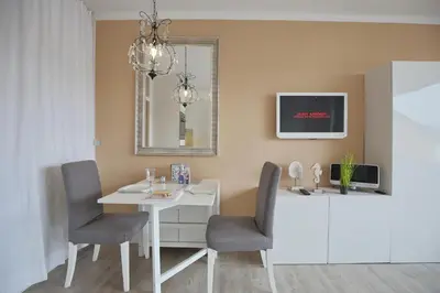 TV/Unterhaltungsangebot in der Unterkunft Haus Adria Haus Adria Appartement 26