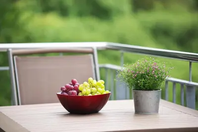 Ein Garten an der Unterkunft Kurparkresidenz Kurparkresidenz Appartement 25