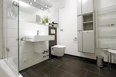 Ein Badezimmer in der Unterkunft Kurparkresidenz Kurparkresidenz Appartement 5