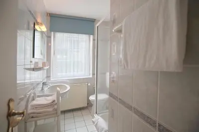 Ein Badezimmer in der Unterkunft Haus Parkblick Parkblick Appartement 2