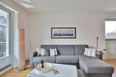 Ein Sitzbereich in der Unterkunft Kurparkresidenz Kurparkresidenz Appartement 24