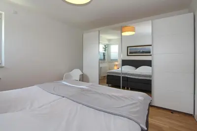 Ein Bett oder Betten in einem Zimmer der Unterkunft Kurparkresidenz Kurparkresidenz Appartement 24