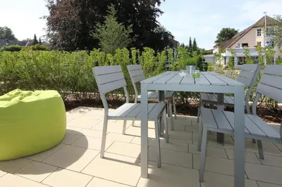 Ein Garten an der Unterkunft Kurparkresidenz Kurparkresidenz Appartement 11