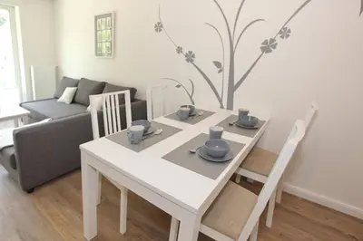 Ein Sitzbereich in der Unterkunft Kurparkresidenz Kurparkresidenz Appartement 11