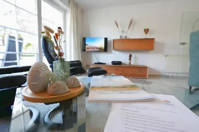 TV/Unterhaltungsangebot in der Unterkunft Haus Parkblick Parkblick Appartement 4
