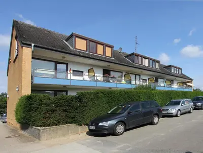 Das Gebäude in dem sich die Ferienwohnung befindet