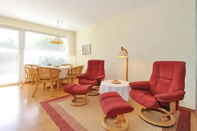 Ein Sitzbereich in der Unterkunft Appartementhaus Schmiedestraße Appartementhaus Schmiedestraße