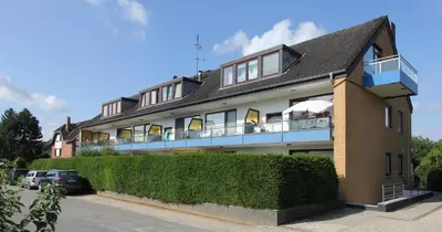 Das Gebäude in dem sich die Ferienwohnung befindet