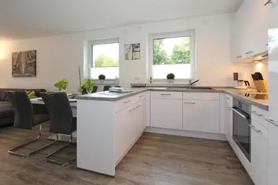 Küche/Küchenzeile in der Unterkunft Kurparkresidenz Kurparkresidenz Appartement 21