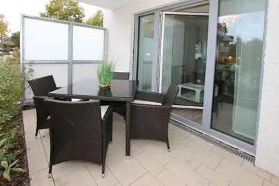 Ein Balkon oder eine Terrasse in der Unterkunft Kurparkresidenz Kurparkresidenz Appartement 21