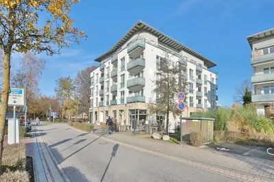 Das Gebäude in dem sich die Ferienwohnung befindet