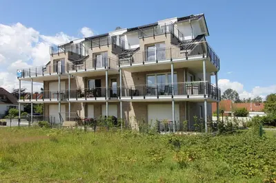 Das Gebäude in dem sich die Ferienwohnung befindet