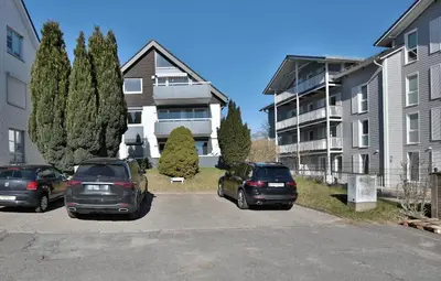 Das Gebäude in dem sich die Ferienwohnung befindet