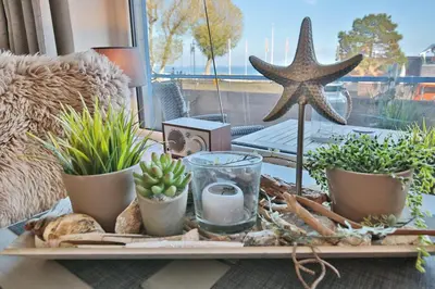 Ein Balkon oder eine Terrasse in der Unterkunft Seetempel Seetempel Appartement 27