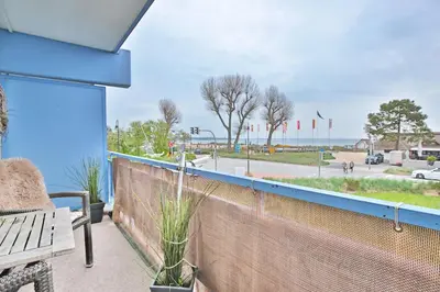 Ein Balkon oder eine Terrasse in der Unterkunft Seetempel Seetempel Appartement 27