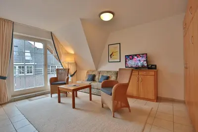TV/Unterhaltungsangebot in der Unterkunft Haus Parkblick Parkblick Appartement 11