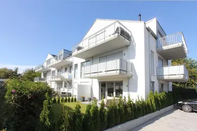 Das Gebäude in dem sich die Ferienwohnung befindet