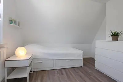 Ein Bett oder Betten in einem Zimmer der Unterkunft Ferienhaus Sophie Ferienhaus Sophie