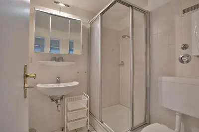 Ein Badezimmer in der Unterkunft Haus Parkblick Parkblick Appartement 12