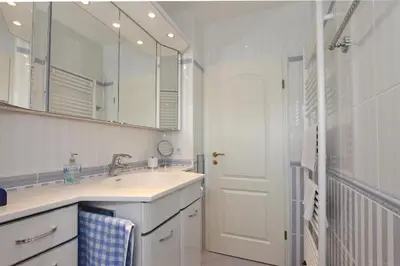 Ein Badezimmer in der Unterkunft Residenz am Kurpark Residenz am Kurpark Appartement 6