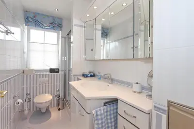 Ein Badezimmer in der Unterkunft Residenz am Kurpark Residenz am Kurpark Appartement 6