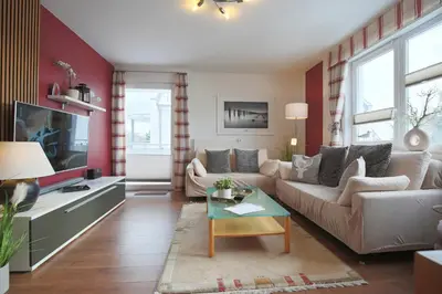 TV/Unterhaltungsangebot in der Unterkunft Residenz Seeschwalbe Residenz Seeschwalbe Appartement 3
