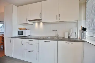 Küche/Küchenzeile in der Unterkunft Seebrücke Seebrücke Appartement 27
