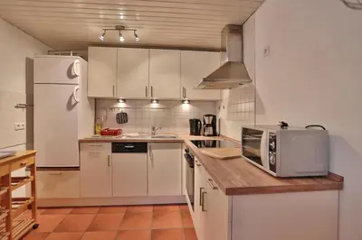 Küche/Küchenzeile in der Unterkunft Ferienhaus Seeweg Ferienhaus Seeweg 4