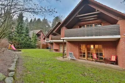 Ein Garten an der Unterkunft Ferienparadies Klingberg Ferienparadies Klingberg Appartement 5