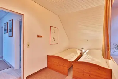 Ein Bett oder Betten in einem Zimmer der Unterkunft Ferienparadies Klingberg Ferienparadies Klingberg Appartement 6