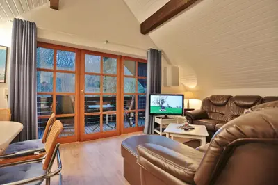 TV/Unterhaltungsangebot in der Unterkunft Ferienparadies Klingberg Ferienparadies Klingberg Appartement 6